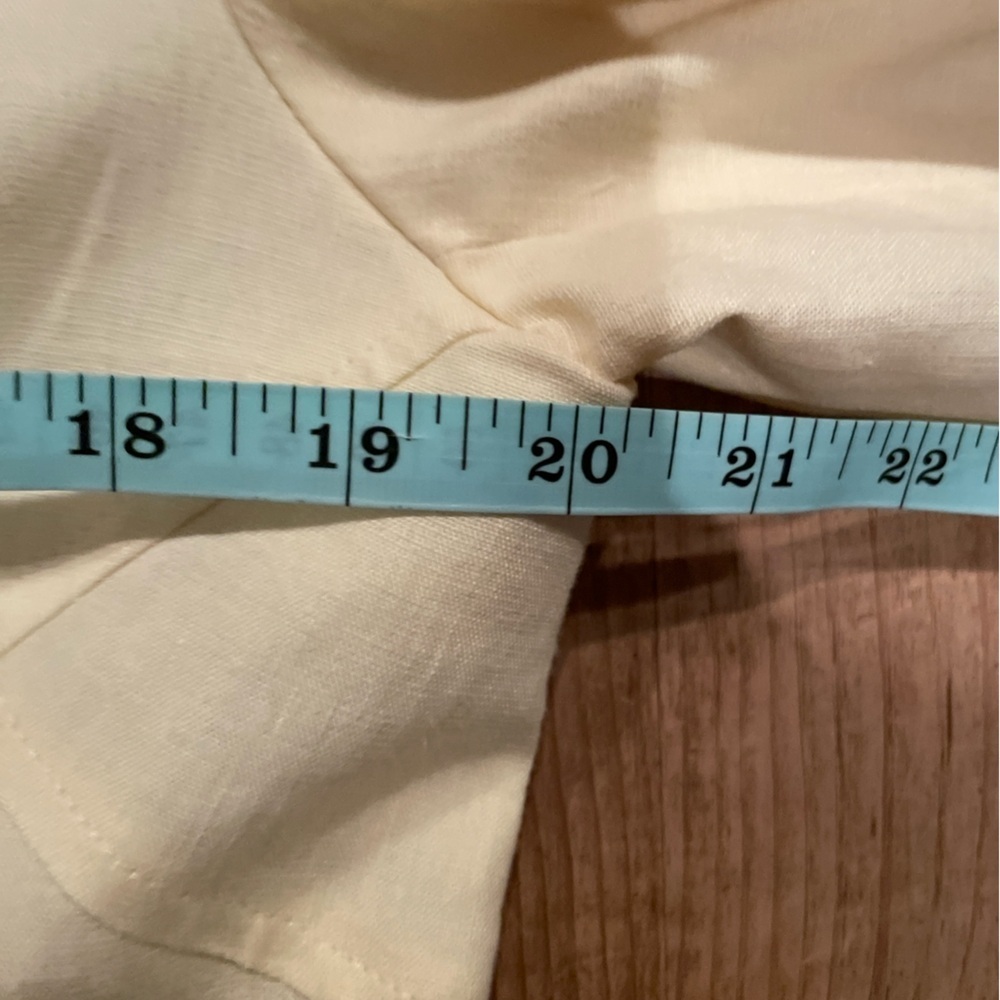 NWOT Harve Benard butter yellow lined Linen Cotton blazer preppy business 12T - Picture 6 of 11